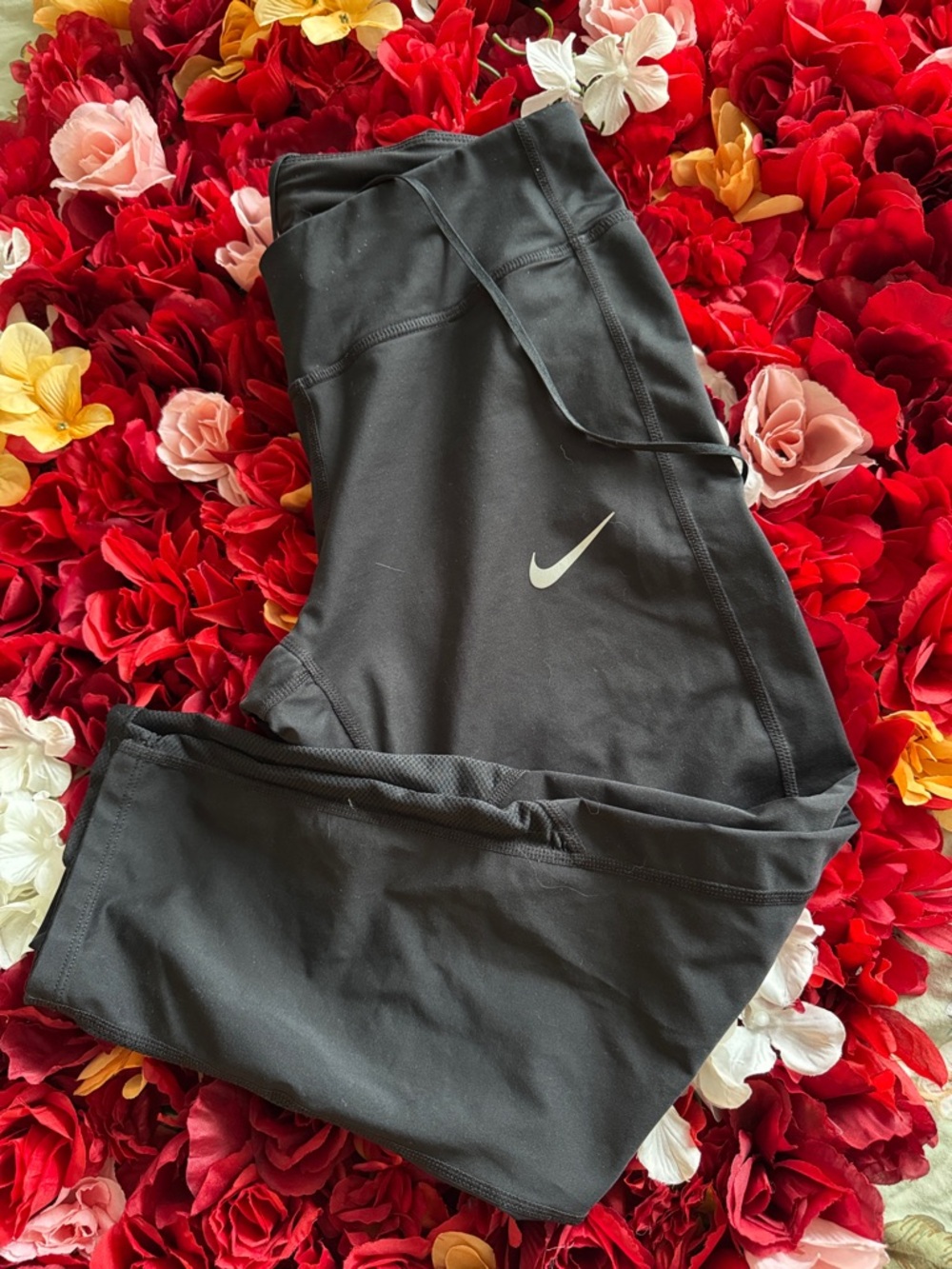 Nike Black Sweatpants with Silver Swoosh